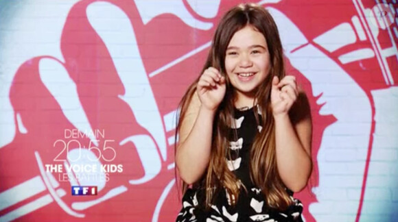 La jeune Frankee, dans The Voice Kids le samedi 13 septembre 2014.