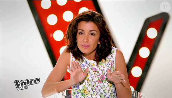 La coach Jenifer dans The Voice Kids, le 13 septembre 2014 sur TF1.