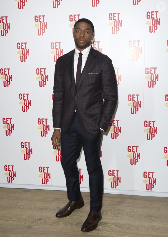 Chadwick Boseman - Soirée pour le film "Get On Up" au Ham Yard Hotel à Londres le 14 septembre 2014.