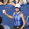 La sympathique Teri Hatcher participe à un triathlon à Malibu le 14 septembre 2014.