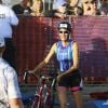 Teri Hatcher participe à un triathlon à Malibu le 14 septembre 2014.