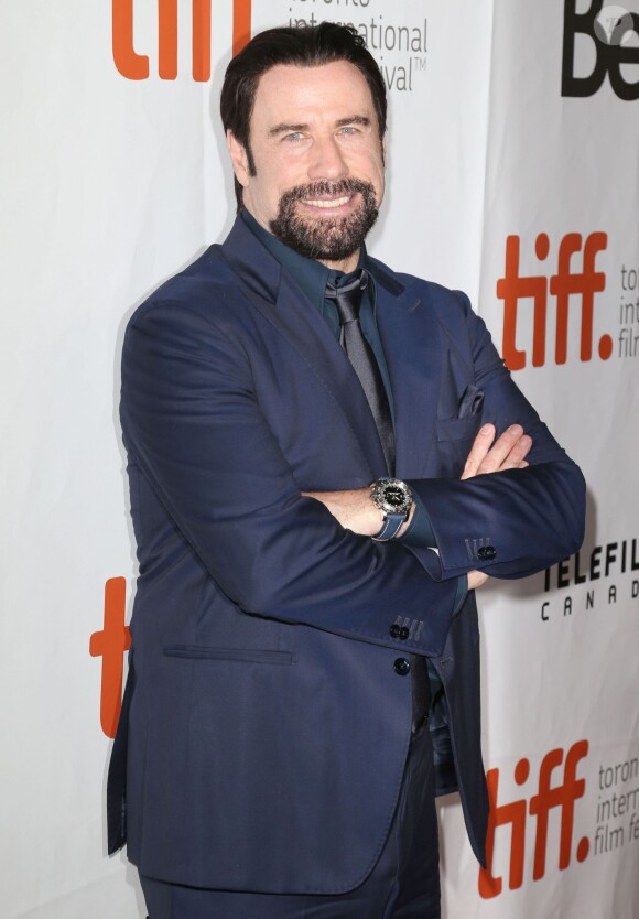 John Travolta lors du Festival du film de Toronto le 12 septembre 2014 pour présenter le film The Forger