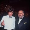 Eric Adjani avec Gianfranco Ferré soirée Dior Paris 1992