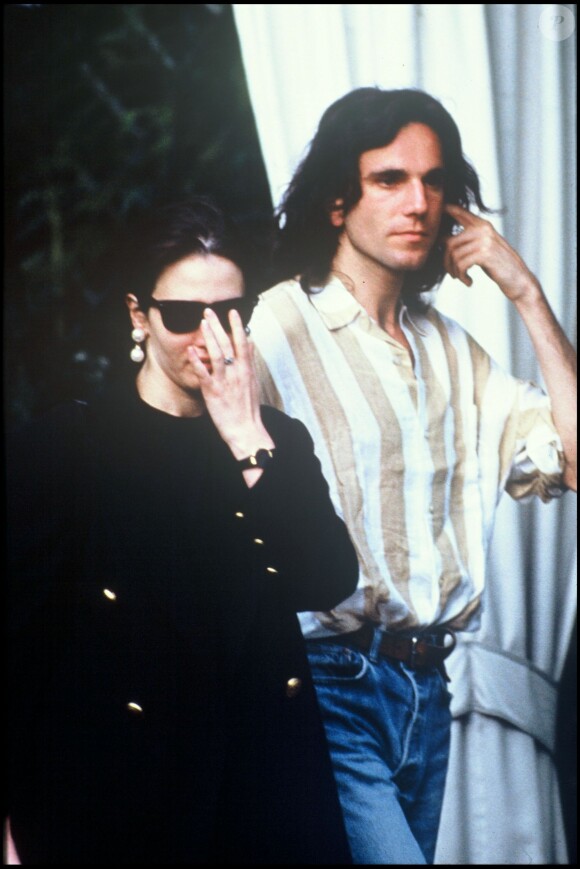 Isabelle Adjani et Daniel Day-Lewis à Los Angeles en 1990