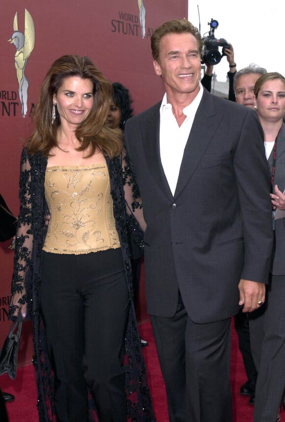 Arnold Schwarzenegger & Maria Shriver le 14 juin 2001.