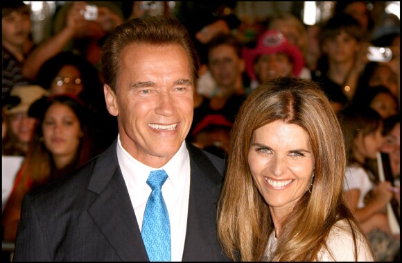 Arnold Schwarzenegger et Maria Shriver à Anaheim le 24 janvier 2006.
