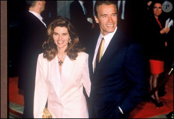 Arnold Schwarzenegger et Maria Shriver en 1994.