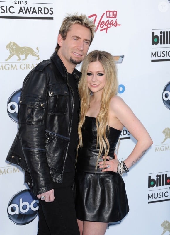 Chad Kroeger et Avril Lavigne aux Billboard Music Awards à Las Vegas, le 19 mai 2013