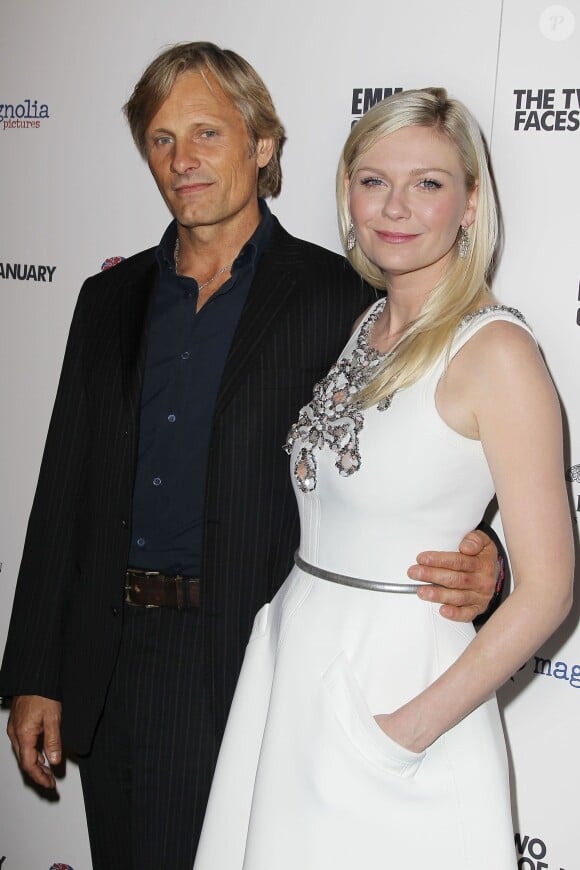 Kirsten Dunst et Viggo Mortensen - Avant-première du film "The Two Faces of January" à New York, le 17 septembre 2014.