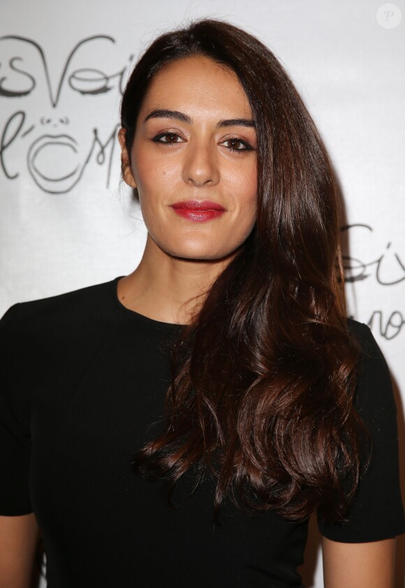 Sofia Essaïdi - 3ème édition du concert "Leurs Voix pour l'espoir" à l'Olympia à Paris le 18 septembre 2014. Sous l'initiative de Laurie Cholewa, les bénéfices de ce concert seront reversés à la fondation ARCAD (Aide à la Recherche en Cancérologie Digestive), fondation dédiée au cancer du tube digestif, reconnue d'utilité publique.