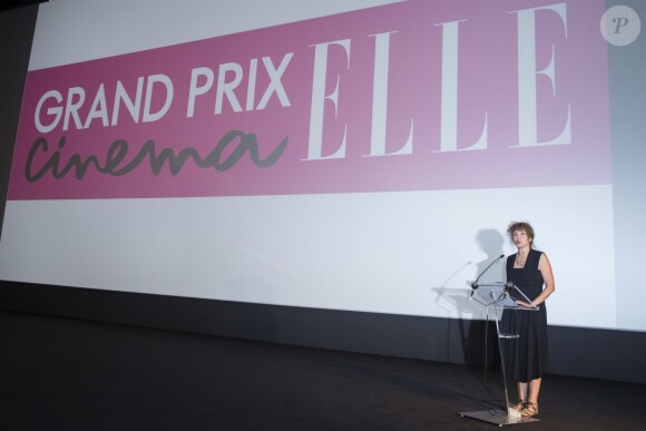 Valérie Toranian (Directrice de la rédaction de "Elle") - Soirée du "Grand Prix Elle Cinéma 2014" à Paris le 18 septembre 2014.