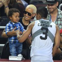 Amber Rose et son fils Sebastian : Duo craquant devant l'athlète Nick Cannon