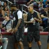 Chris Brown participe au match de basket-ball "Power 106's All-Star" au profit de Homeboy Industries à Los Angeles, le 21 septembre 2014.21/09/2014 - Los Angeles