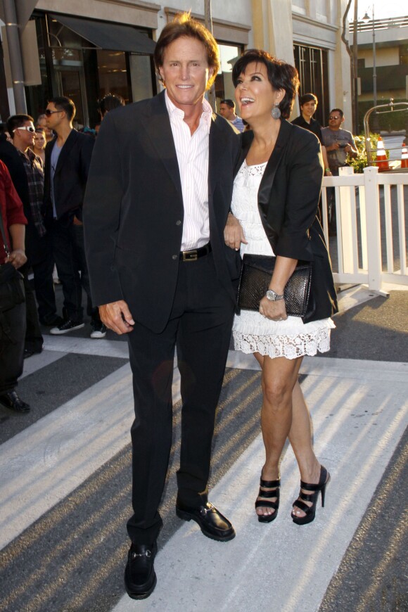 Bruce Jenner et Kris Jenner à Los Angeles, le 7 avril 2010.
