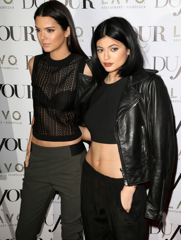 Kendall Jenner et Kylie Jenner à New York, le 28 août 2014.