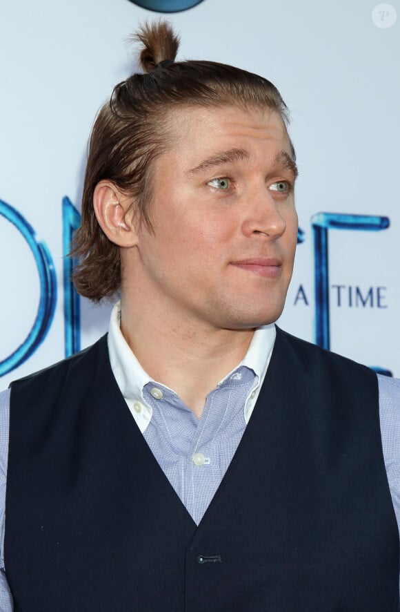 Tyler Jacob Moore, lors de la soirée de lancement de la quatrième saison de Once upon a time à El Capitan Theater de Hollywood, le 21 septembre 2014