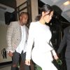 Kim Kardashian et son mari Kanye West quittent l'hôtel Dorchester à Londres, le 23 septembre 2014.
