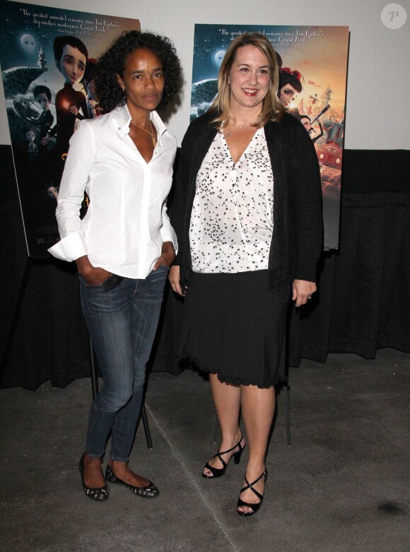 Virginie Besson-Silla, Melissa Boag - Projection du film "Jack et la mécanique du cœur" à Hollywood le 24 septembre 2014.