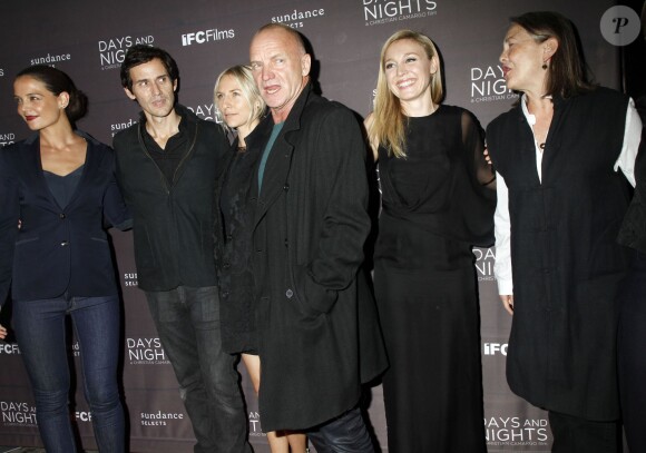 Juliet Rylance, Christian Camargo, Cherry Jones, Katie Holmes, Sting - Première du film "Days And Nights" à New York le 25 septembre 2014.