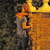 Margot Robbie avec son nouveau boyfriend Tom à Londres le 24 août 2014.