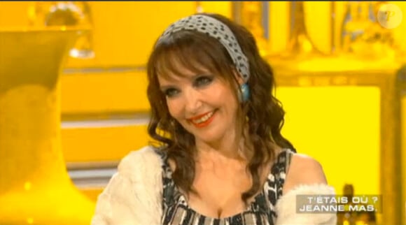 Jeanne Mas invitée sur le plateau de Salut les Terriens sur Canal+, le samedi 27 septembre 2014.