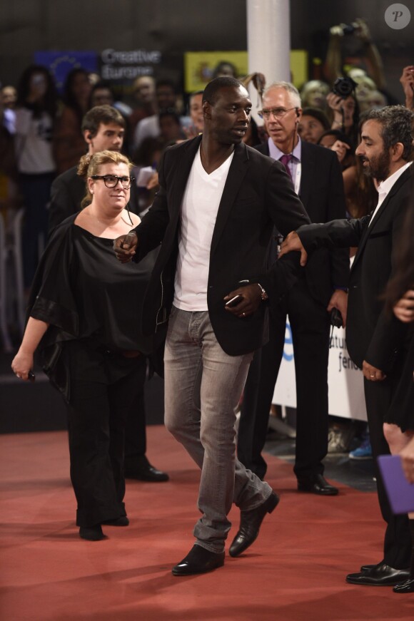 Olivier Nakache, Omar Sy, Charlotte Gainsbourg et Eric Toledano - Cérémonie de clôture du 62e festival du film de San Sebastian. Le 27 septembre 2014