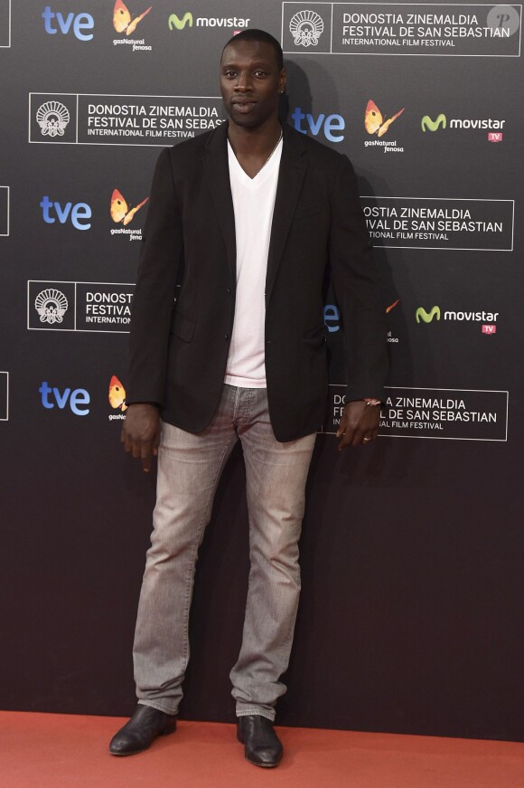 Omar Sy - Cérémonie de clôture du 62e festival du film de San Sebastian. Le 27 septembre 2014