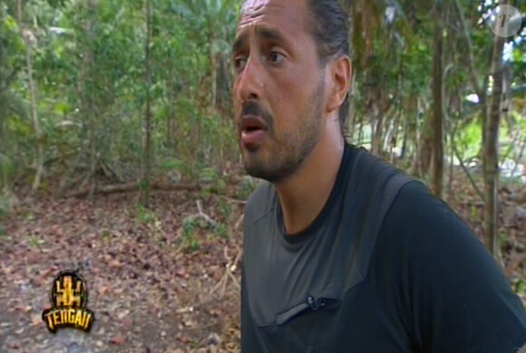 L'aventurier Moundir dans "Koh-Lanta 2014" sur TF1. Episode diffusé le 19 septembre 2014.