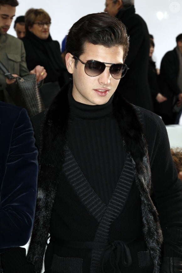 Peter Brant Jr - Défilé de mode prêt-à-porter homme automne-hiver 2013/2014 "Dior" à la Garde Republicaine à Paris, le 19 janvier 2013