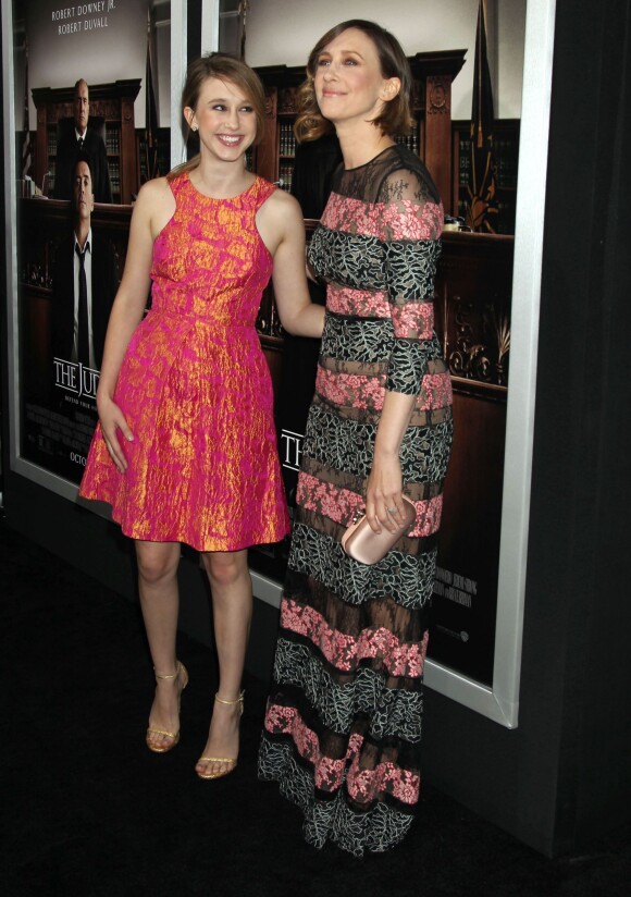 Vera Farmiga et Taissa Farmiga à la première de "The Judge" à Beverly Hills, le 1er octobre 2014.