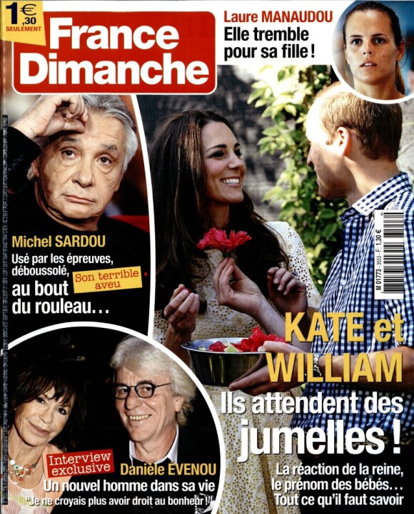 Magazine France Dimanche, en kiosques le 3 octobre 2014.