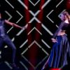 Anthony Kavanagh et Silvia Notargiacomo - Prime de Danse avec les stars 5 sur TF1. Samedi 4 octobre 2014.