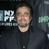 Benicio Del Toro à la première de "Inherent Vice" à New York, le 4 octobre 2014.