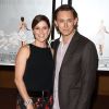 Neve Campbell et son compagnon JJ Feild lors de l'avant-première du film "The Third Person" à Hollywood, le 9 juin 2014.