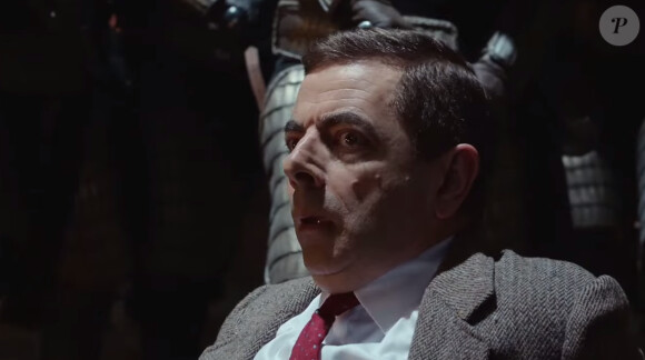 Rowan Atkinson alias Mr. Bean dans une pub pour Snickers - octobre 2014
