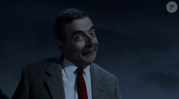 Rowan Atkinson alias Mr. Bean dans une publicité pour Snickers - octobre 2014