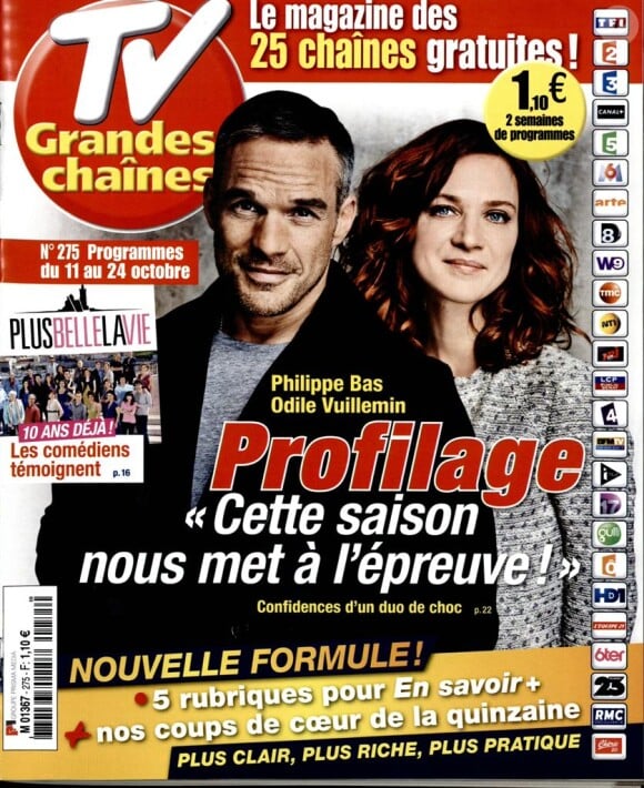 Magazine TV Grandes Chaînes du 11 au 24 octobre 2014.