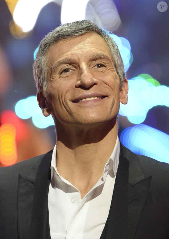 Nagui - Téléthon 2013 dans les studios de télévision de La Plaine-Saint-Denis le 7 décembre 2013.