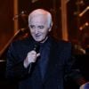 Charles Aznavour lors de son concert au parc des expositions Crocus à Moscou, le 3 octobre 2014.