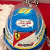 L'hommage de Fernando Alonso à Jules Bianchi lors du Grand Prix de Russie à Sotchi, photo publiée sur Twitter le 9 octobre 2014