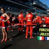 L'hommage de Ferrari à Jules Bianchi lors du Grand Prix de Russie à Sotchi, photo publiée sur Twitter le 12 octobre 2014