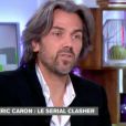 Aymeric Caron sur le plateau de "C à vous" sur France 5 évoque ses tensions avec Natacha Polony dans "On n'est pas couché", ainsi que sa bonne entente avec Léa Salamé. Vendredi 10 octobre 2014.