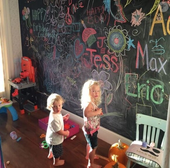 Maxwell et Ace, les enfants de Jessica Simpson, le 9 octobre 2014