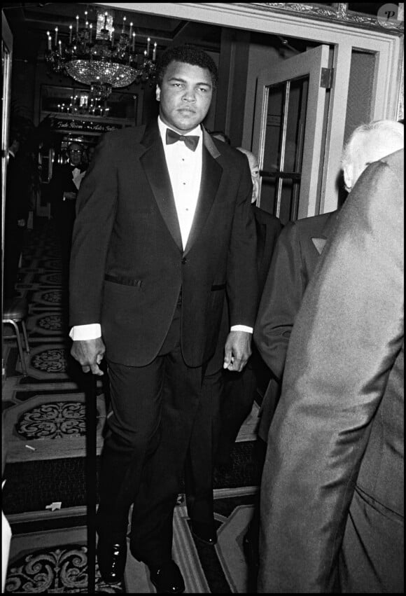 Mohammed Ali à New York en 1982. 