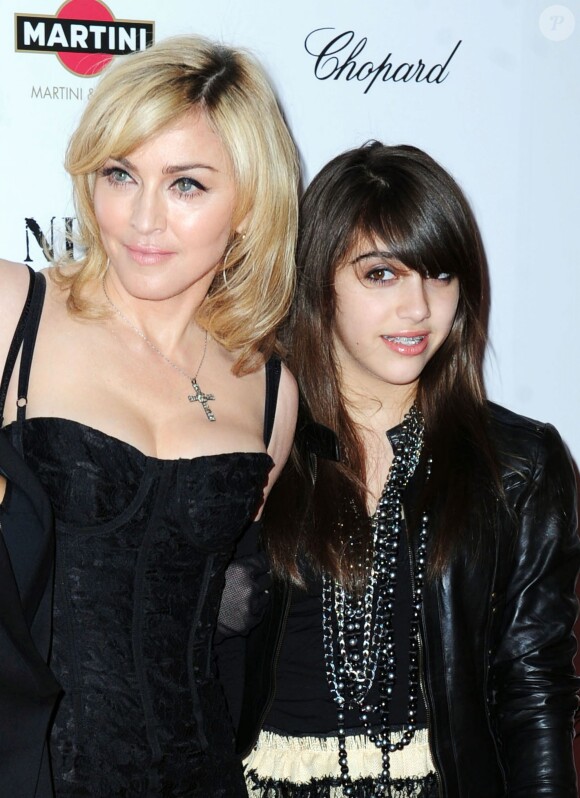 Madonna et Lourdes Leon à New York, le 15 décembre 2009. 