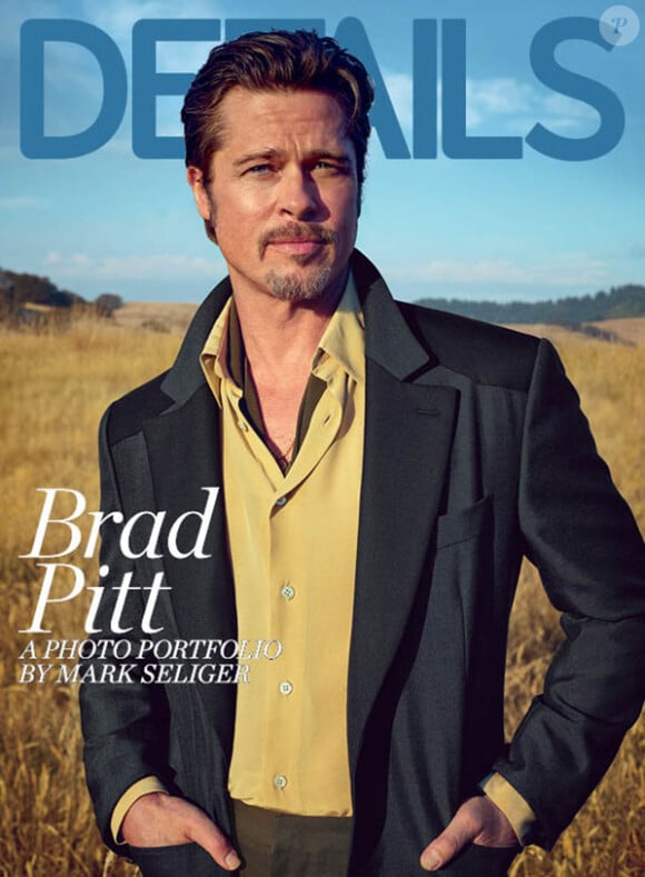 Brad Pitt en couverture du magazine Details - octobre 2014