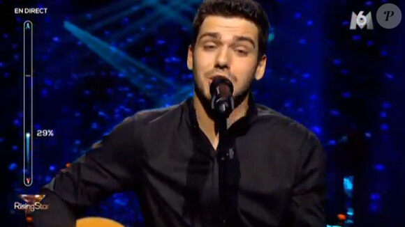 Alex Copler - Quatrième prime de "Rising Star" sur M6. Jeudi 16 octobre 2014.