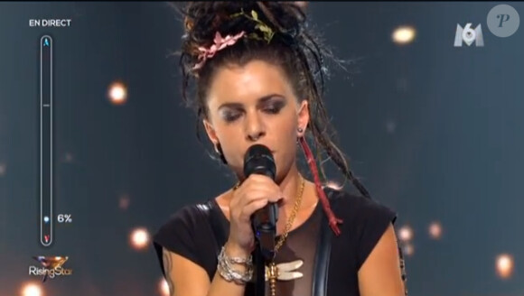 Milou Leiz - Quatrième prime de "Rising Star" sur M6. Jeudi 16 octobre 2014.
