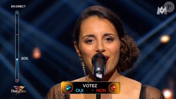 Emma Beatson - Quatrième prime de "Rising Star" sur M6. Jeudi 16 octobre 2014.