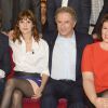 Alice Taglioni, Elodie Navarre, Michel Drucker et Anna Roumanoff - Enregistrement de l'émission "Vivement dimanche" à Paris le 15 octobre 2014. L'émission sera diffusée le 19 octobre.